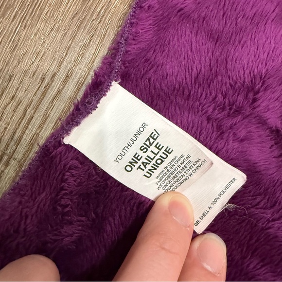 The north face purple fleece scarf - Picture 3 of 4